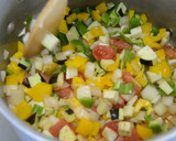 夏野菜を使った、ラタトゥイユ風ソース作り方4写真