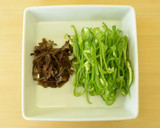 ピーマンときくらげの中華和え作り方1写真
