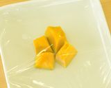 【離乳食完了期】かぼちゃの手づかみサンド作り方1写真