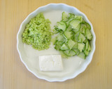 【離乳食完了期】枝豆ときゅうりの白和え作り方1写真