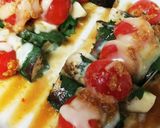 夏野菜の味噌チーズソースかけ作り方6写真