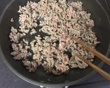 なすとひき肉のカレーチーズ炒め作り方2写真