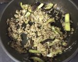 なすとひき肉のカレーチーズ炒め作り方3写真