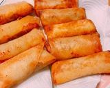 簡単☆レトルトカレーとひき肉で絶品春巻き作り方5写真