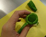 ピーマンのカマンベールチーズ詰め作り方2写真