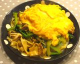 きしめん焼きうどん玉子のっけ作り方6写真