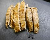 お弁当に！ハンバーグチーズ海苔巻作り方1写真