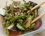 簡単！レンジで♪茄子と青しその味噌ポン酢作り方4写真