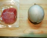 簡単！生ハムと玉ねぎのサラダと生姜ドレ♪作り方1写真