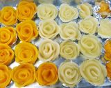 桃缶で☆凍り薔薇♪作り方5写真
