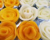 桃缶で☆凍り薔薇♪作り方6写真