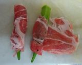 簡単♪ちょい辛味噌味✿おくらの豚肉巻き作り方2写真