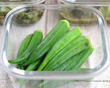 オクラ納豆のポン酢和え作り方1写真