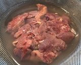 鷄肝でアッサリ旨辛レバニラ炒め作り方1写真