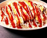 納豆とキャベツのふんわり卵のせ♡作り方5写真
