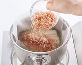 切り干し大根とわかめの味噌汁作り方3写真
