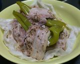 豚バラ肉の酒蒸し（♪格安バスツアー風）作り方10写真