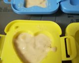 ゆで卵の型でレンチン蒸しパン作り方3写真