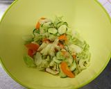 レンジで簡単☆野菜とツナの冷サラダ作り方6写真
