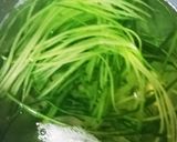 爽やかな豚バラ薄切りで豚しゃぶ　作り方1写真