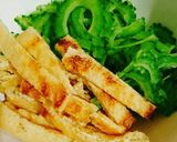 ＊ゴーヤと焼き油揚げのパリパリ和え＊作り方7写真