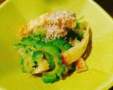 ＊ゴーヤと焼き油揚げのパリパリ和え＊作り方8写真