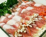 野菜の肉巻き★みそ味★レンジでチン作り方5写真