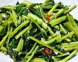 おつまみにもぴったり！空芯菜のピリ辛炒め作り方8写真