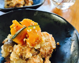 秋の味覚満載☆鮭と南瓜の白和え作り方10写真