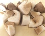 パスタ代わりにエリンギでカルボナーラ風作り方1写真