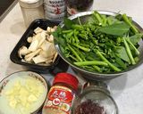 お酒のアテにも!空芯菜炒め作り方1写真