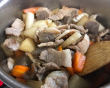 【作り置き】計量簡単！豚バラ肉で筑前煮風作り方5写真
