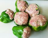 ジューシー丸ごとピーマンの肉詰め作り方4写真