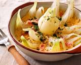 電子レンジで新玉ねぎの卵とじ花咲き蒸し　作り方4写真