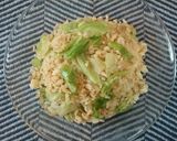 まかないランチ♪黄金のレタスチャーハン作り方8写真