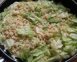 まかないランチ♪黄金のレタスチャーハン作り方7写真