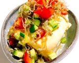彩り野菜としらすの冷奴作り方2写真