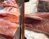 韓国風♡マグロのカマのホイル包み焼き作り方1写真