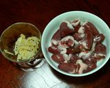 ∞若鶏の心臓の佃煮風∞作り方1写真