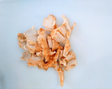 レンジで簡単5分☆残り物の唐揚げでスープ作り方1写真