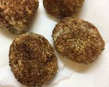 揚げ焼きごま団子作り方9写真