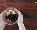 チョコレートラズベリー ケーキ作り方3写真