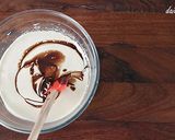 チョコレートラズベリー ケーキ作り方7写真