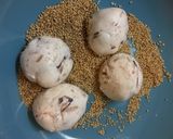 揚げ焼きごま団子作り方6写真