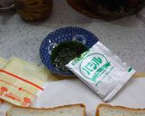 バジルチーズサンド作り方1写真