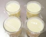 ヘルシーおやつ☆豆乳プリン黒蜜きな粉がけ作り方6写真