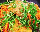 10分簡単ビーフン野菜たっぷり簡単お昼に作り方3写真