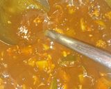大きいズッキーニと青いミニトマトのカレー作り方4写真