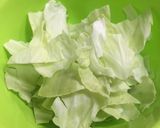 ★3分でキャベツの付け合わせ★作り方1写真