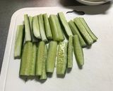 簡単キュウリのイタリアン風炒め物作り方1写真